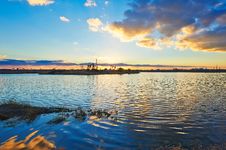 The Inverted Reflection In Water Sunset Cloudscape Stock Images The Inverted Reflection In Water Sunset Cloudscape Stock Images