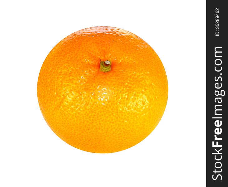 Delicious mandarin on a white background. Delicious mandarin on a white background