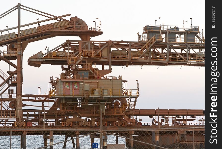 Bauxite mine port and industry closer to sea