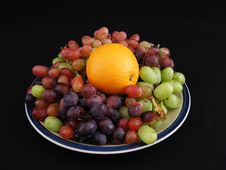 Orange And Grapes 1 Stock Photos Orange And Grapes 1 Stock Photos