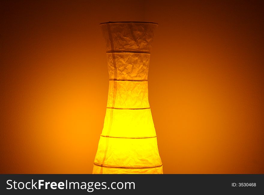 Glowing Paper Asian Lamp