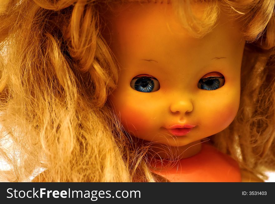 Blonde Vintage Doll 10