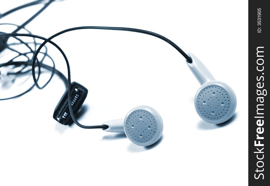 Headphones isolated on white background