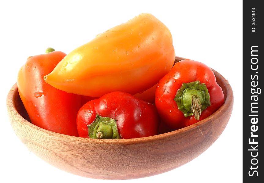 Peppers On Plate