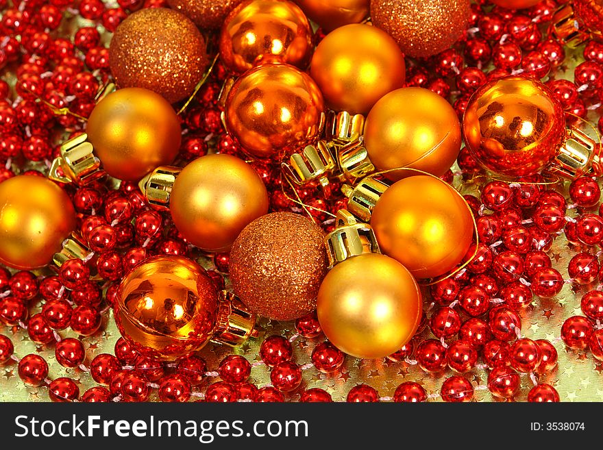 Background of colorful christmas balls. Background of colorful christmas balls