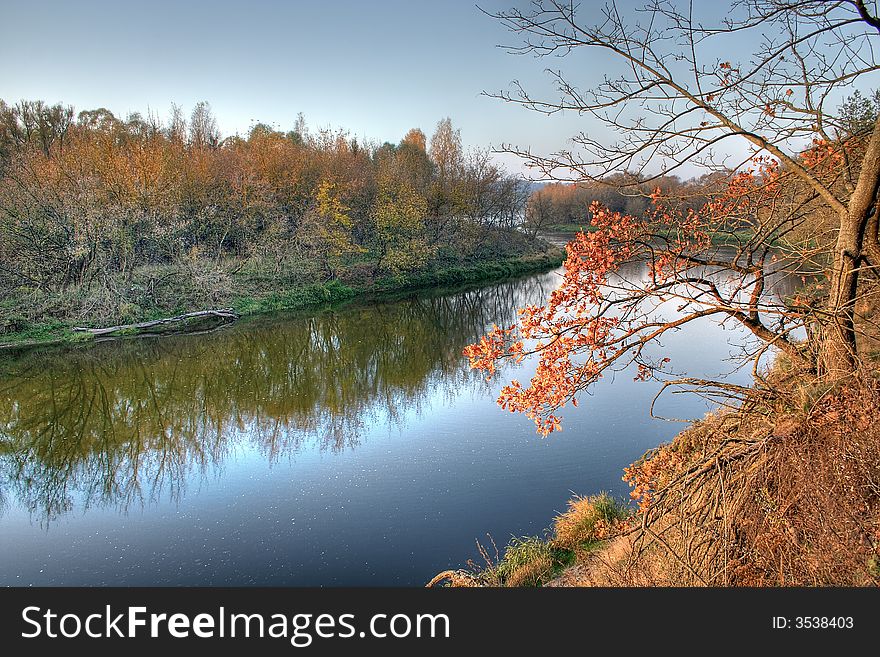 River in the autumn