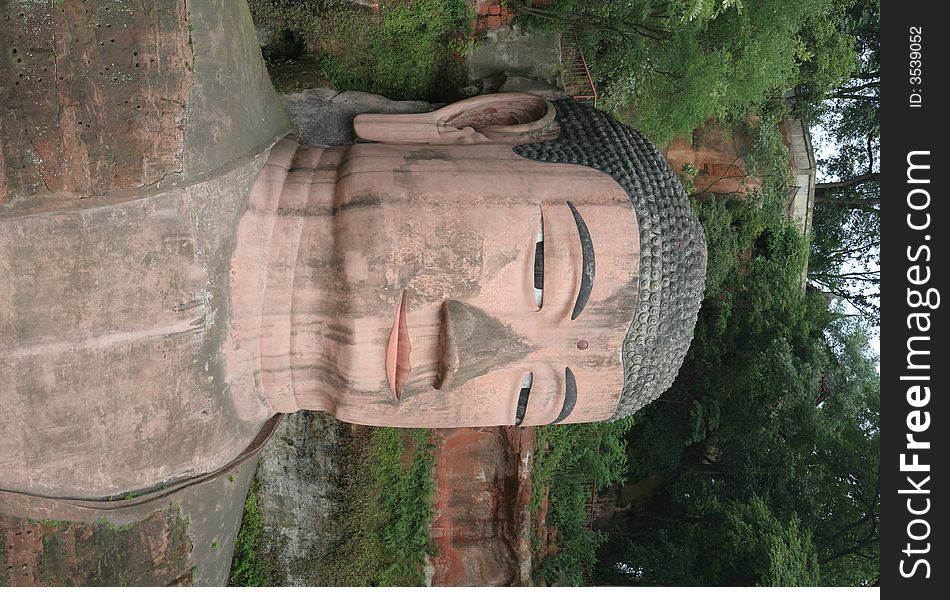 Grand Buddha Statue In Leshan