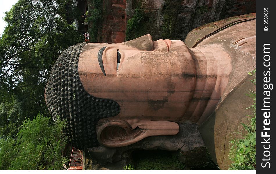 Grand Buddha statue in Leshan