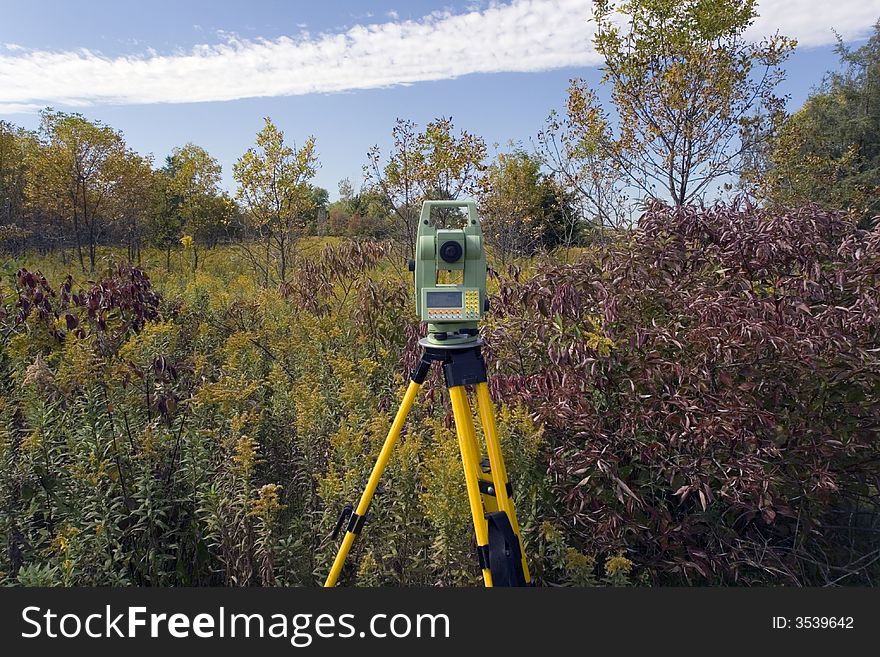 Land Surveying with total station