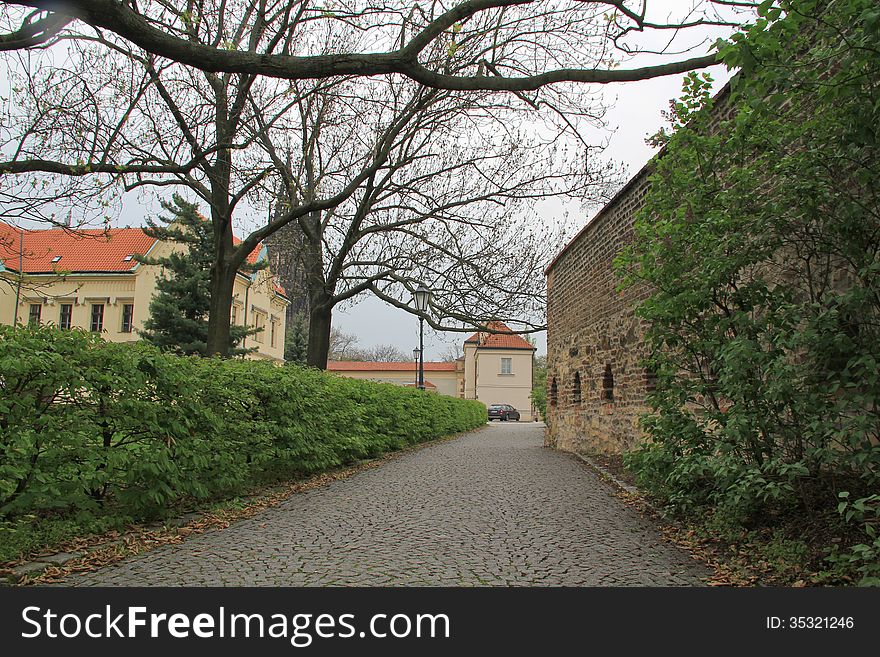 The Streets Of Prague, Towers And Steeples.