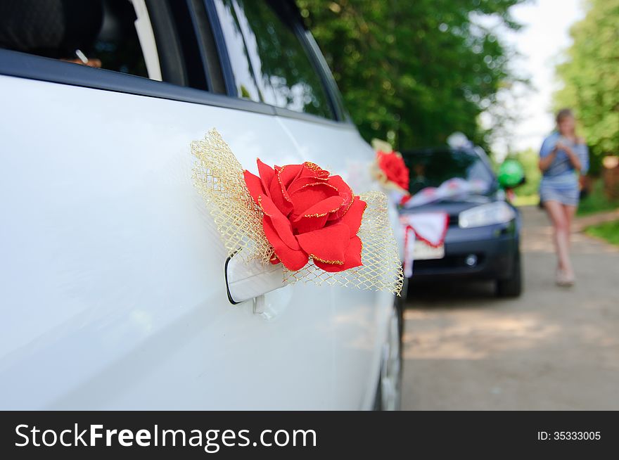 Wedding car is the traditional means of transportation of the bride and groom. Is the indicator of a future family