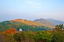 The Autumn Ridge Sunrise Royalty Free Stock Images The Autumn Ridge Sunrise Royalty Free Stock Images