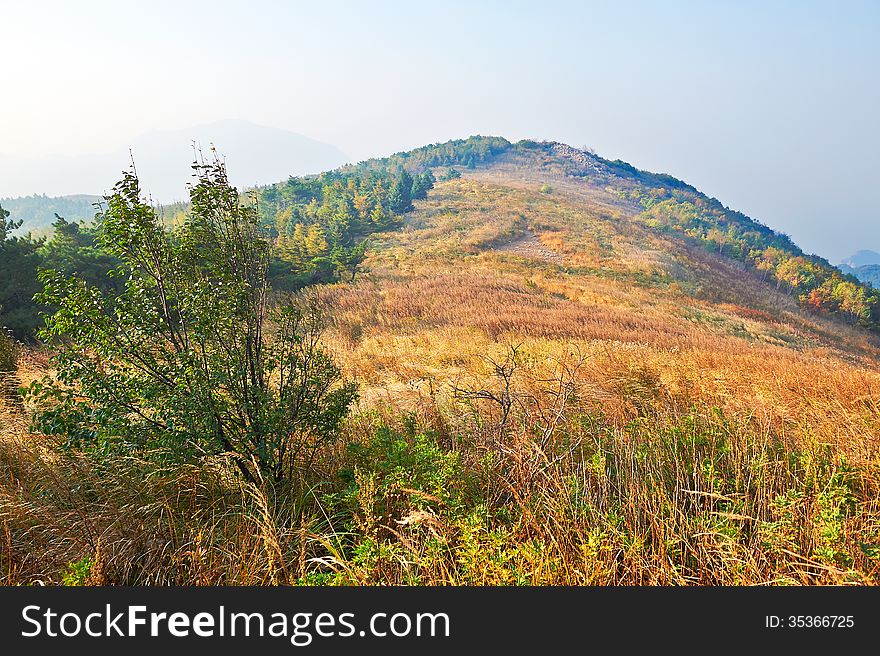 The photo taken in China's Hebei province qinhuangdao city,ancestral mountain scenic area.The time is October 4, 2013. The photo taken in China's Hebei province qinhuangdao city,ancestral mountain scenic area.The time is October 4, 2013.