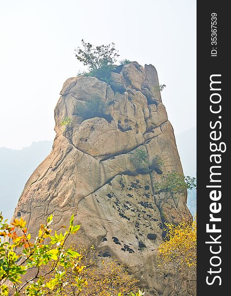 The photo taken in China's Hebei province qinhuangdao city,ancestral mountain scenic area,the gallery valley.The time is October 4, 2013. The photo taken in China's Hebei province qinhuangdao city,ancestral mountain scenic area,the gallery valley.The time is October 4, 2013.