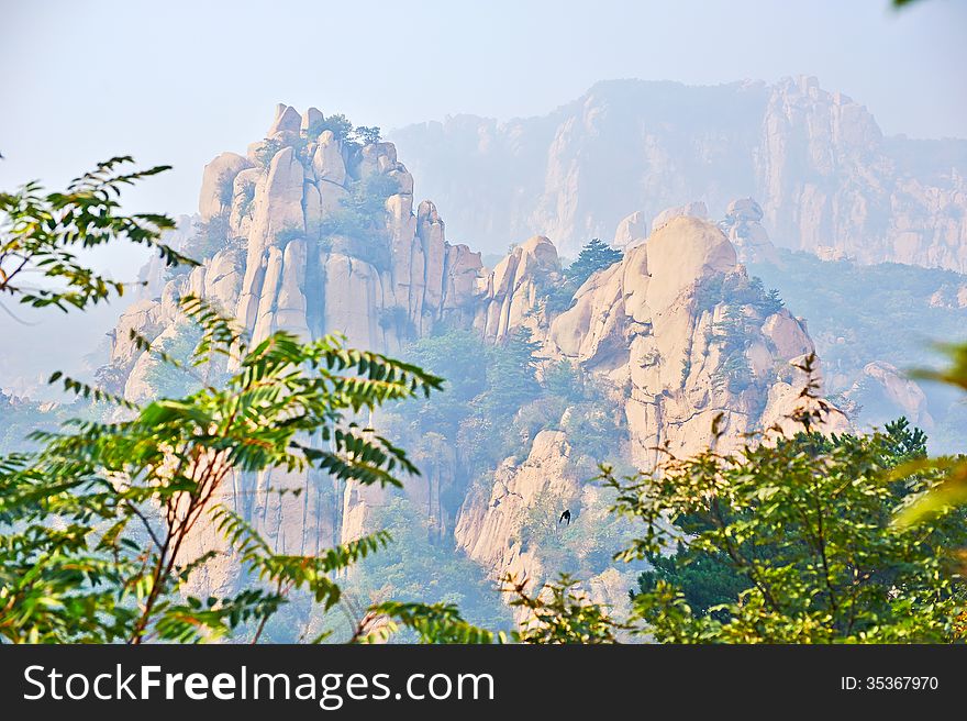 The photo taken in China's Hebei province qinhuangdao city,ancestral mountain scenic area,the gallery valley.The time is October 4, 2013. The photo taken in China's Hebei province qinhuangdao city,ancestral mountain scenic area,the gallery valley.The time is October 4, 2013.