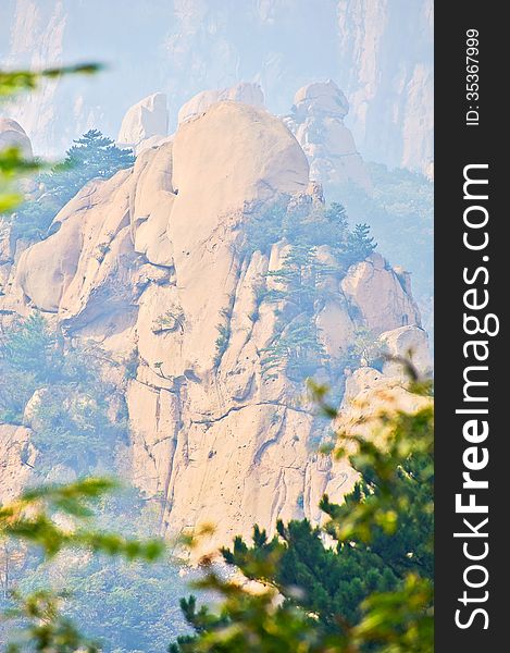 The Huge Stone Forest _ Autumnal Scenery