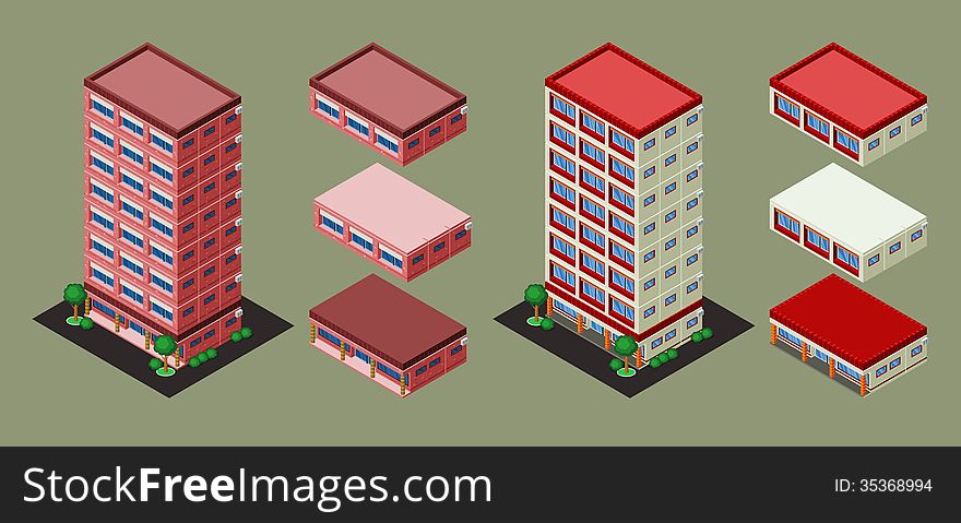 Isometric Building