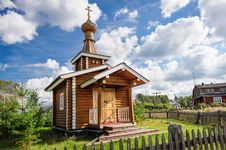 Small Wooden Church Royalty Free Stock Photography Small Wooden Church Royalty Free Stock Photography