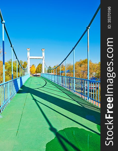 The Steel Cable Bridge