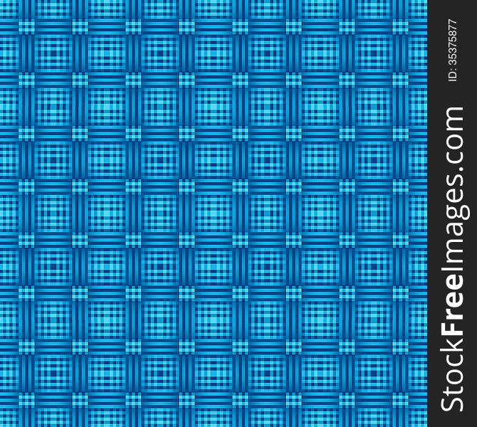 Cells and strips mesh seamless background in blue
