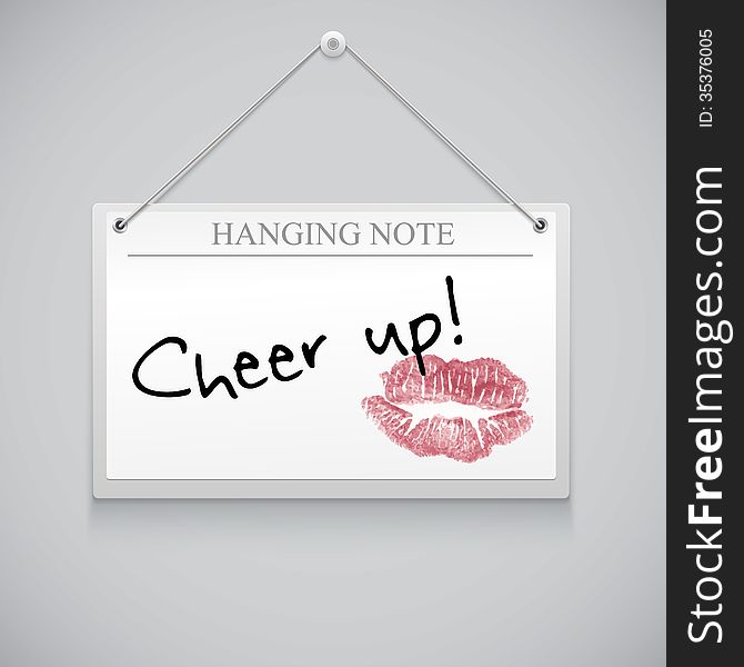 Hanging note board