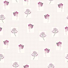 Seamless Pattern With The Gentle Flowers Royalty Free Stock Image Seamless Pattern With The Gentle Flowers Royalty Free Stock Image
