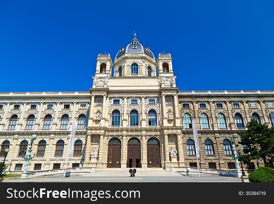 Exterior of the museum of Natural History of Vienna