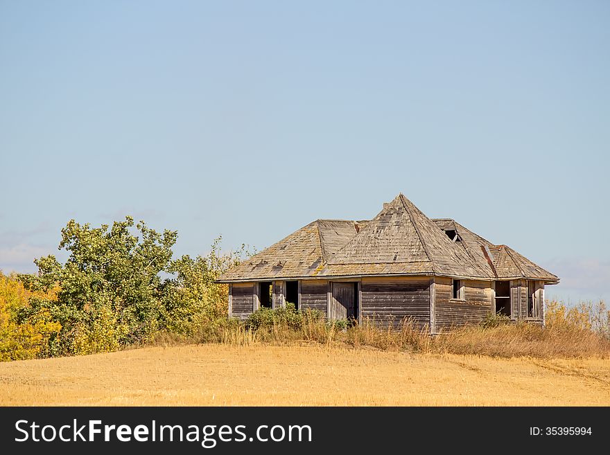 An Old Home On Farmland