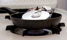Fried Hard Drive Royalty Free Stock Photos Fried Hard Drive Royalty Free Stock Photos