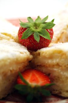 Cookies And Strawberry Stock Photography Cookies And Strawberry Stock Photography