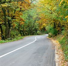 Curved Road Royalty Free Stock Photo Curved Road Royalty Free Stock Photo