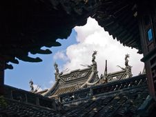 Chinese Roof Stock Image