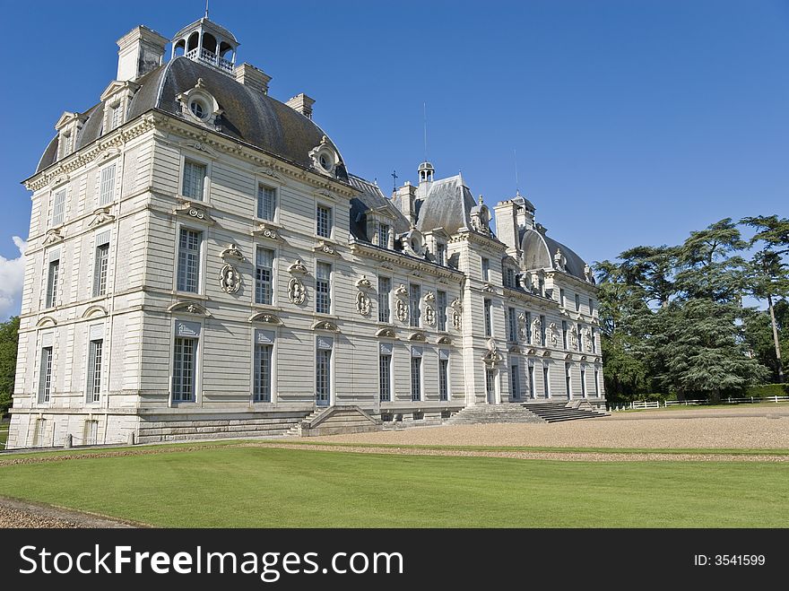 Chateau (castle) Cheverny, Loire Valley, France. Chateau (castle) Cheverny, Loire Valley, France.