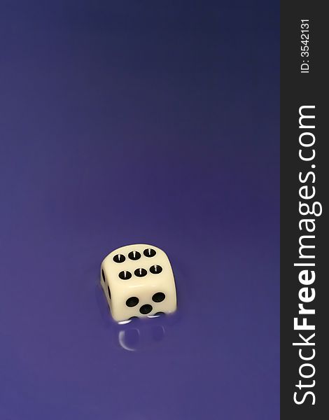 Dice in Blue Water I