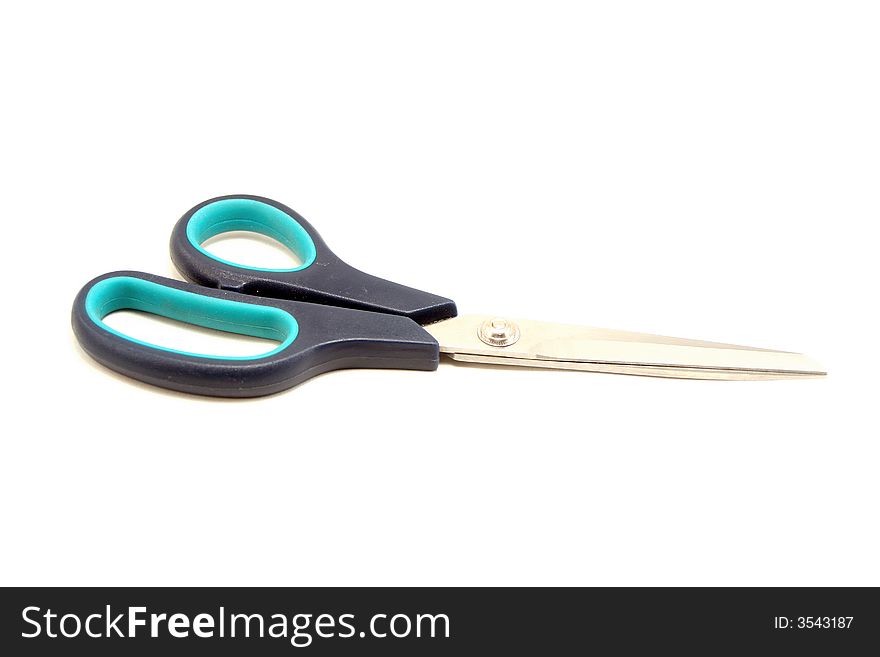 Scissors isolated against white background