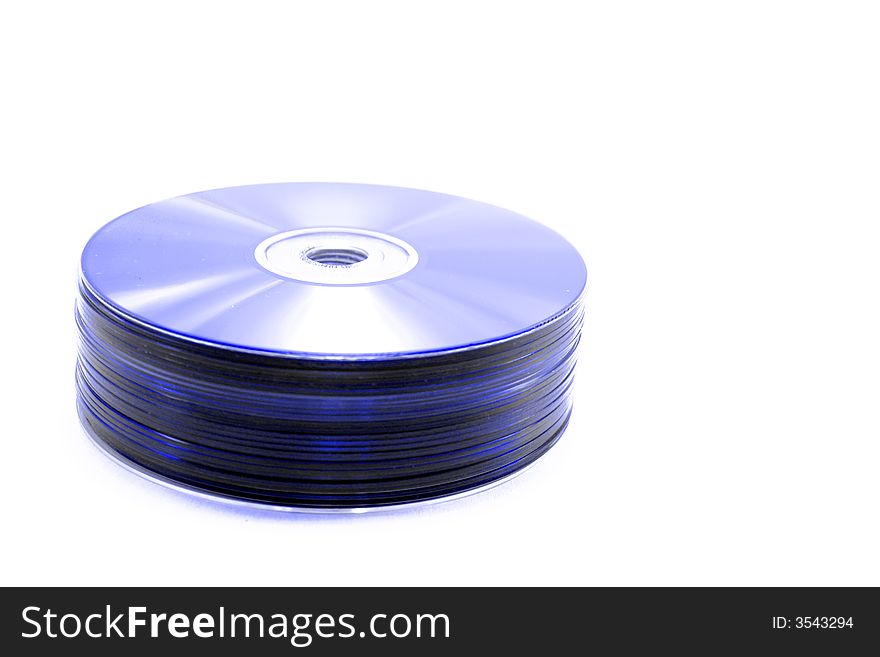 Isolated Disks on white background. Isolated Disks on white background