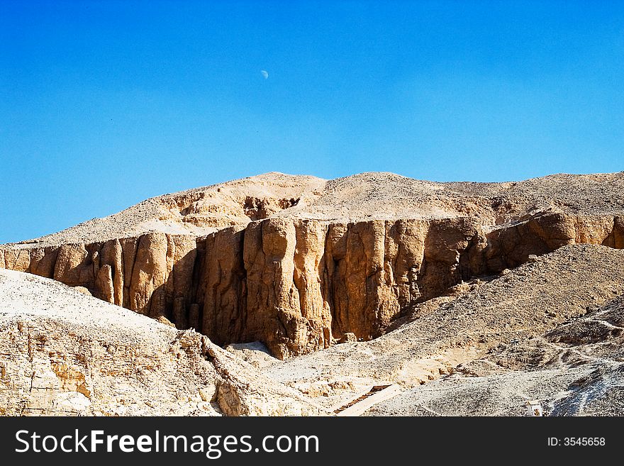 Valley of king in Egypt. Luxor