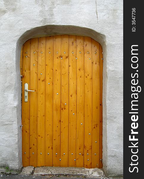 The door was shot in Dresden, Germany.