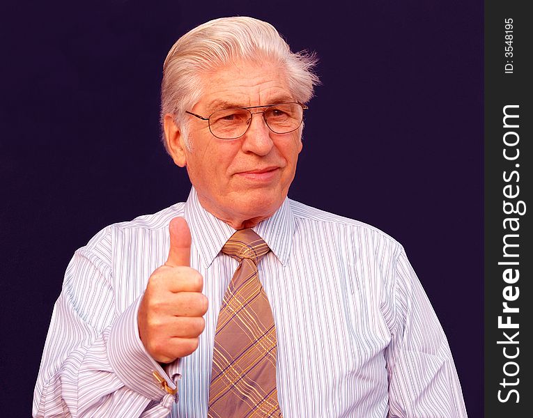 Giving you the thumbs up the chairman