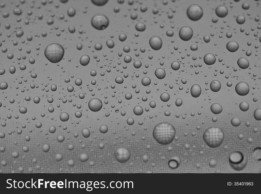 Droplets On Screen