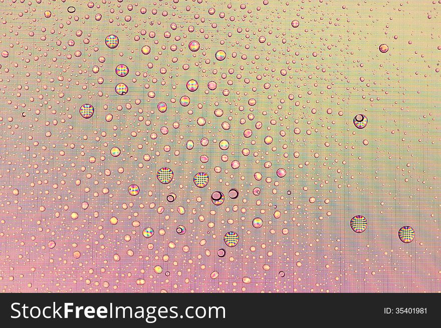 Droplets On Screen