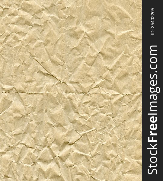 Beige Crinkled Paper