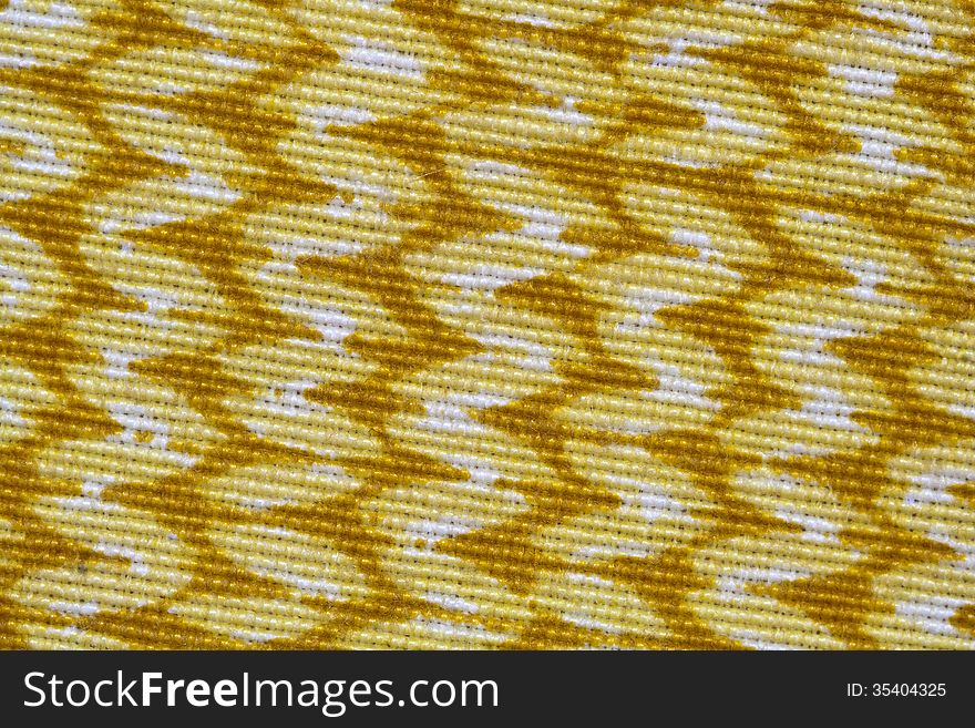 Texture and colors of a quilt.surface lattice