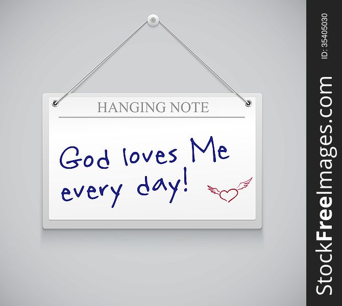 Hanging Note Board