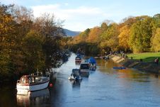 Boats On The Edge Of Loch Lomond, Scotland Royalty Free Stock Photo Boats On The Edge Of Loch Lomond, Scotland Royalty Free Stock Photo