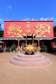 Ten Thousand Buddhas Monastery Royalty Free Stock Image Ten Thousand Buddhas Monastery Royalty Free Stock Image
