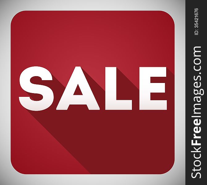 Sale, flat design icon for your business and promo