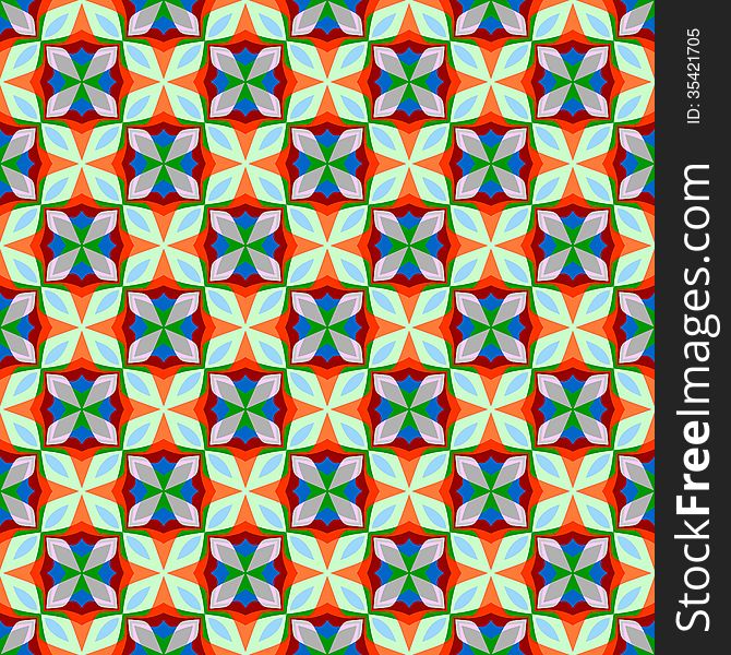 Abstract Repeating Pattern Ready For Use.