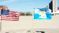 Polar Bear Club Flag,Coney Island Royalty Free Stock Image Polar Bear Club Flag,Coney Island Royalty Free Stock Image