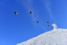Ski Lift Royalty Free Stock Photo